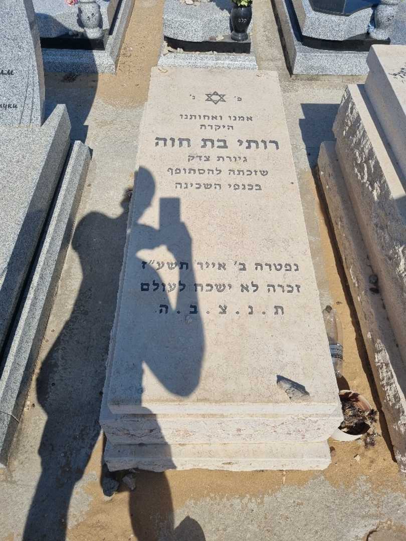 קברו של רותי דניאל