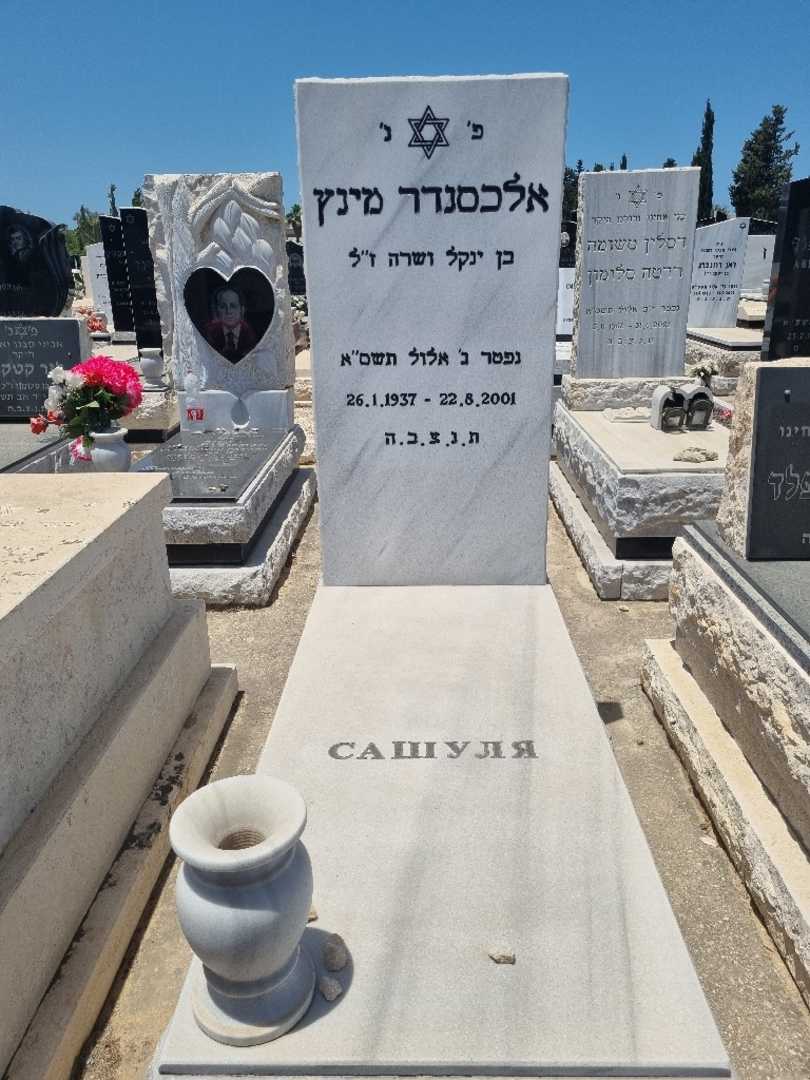 קברו של אלכסנדר מינץ