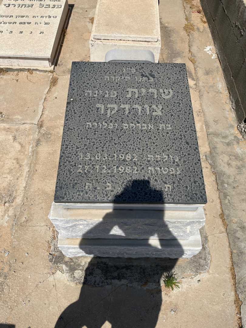 קברו של שרית צורדקר