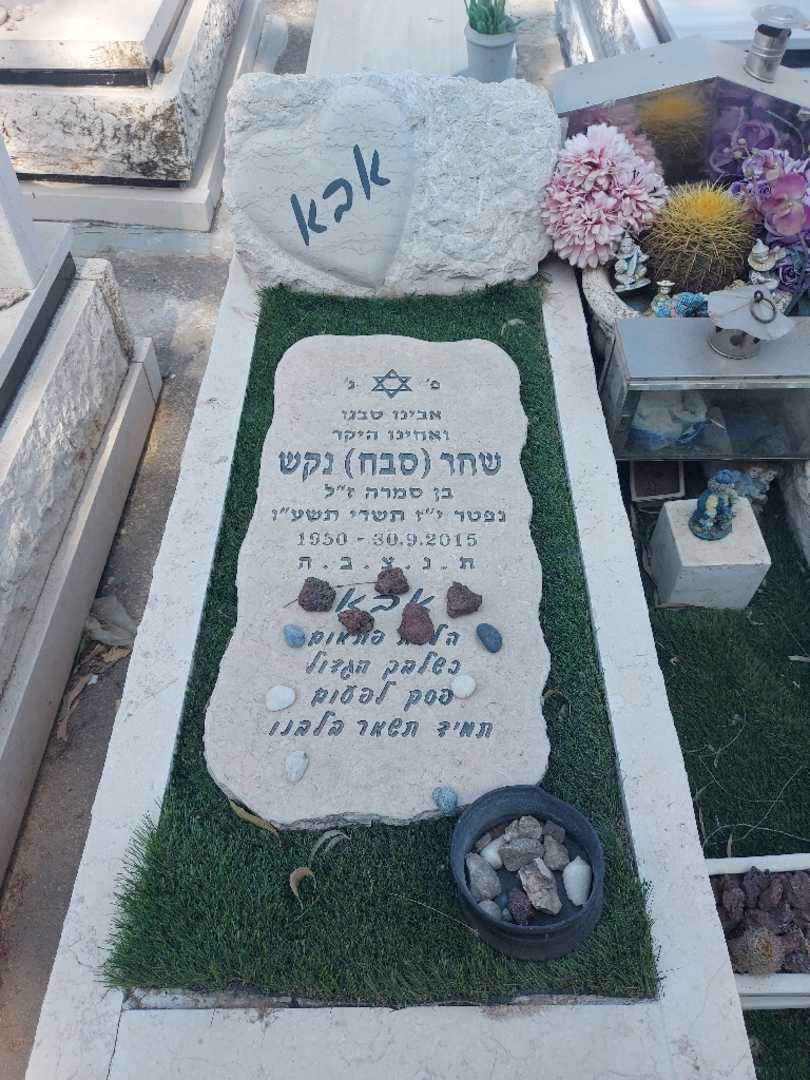 קברו של שחר "סבח" נקש. תמונה 2