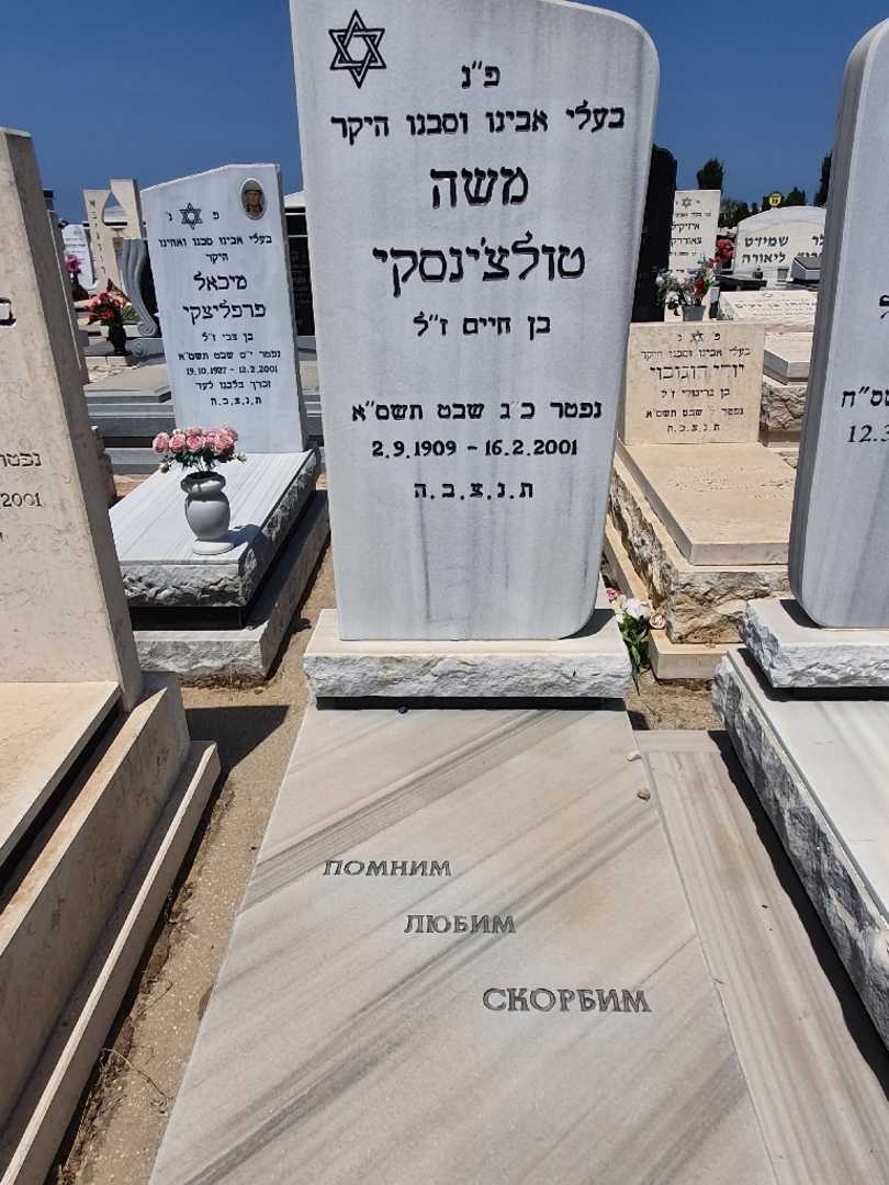 קברו של משה טולצ'ינסקי