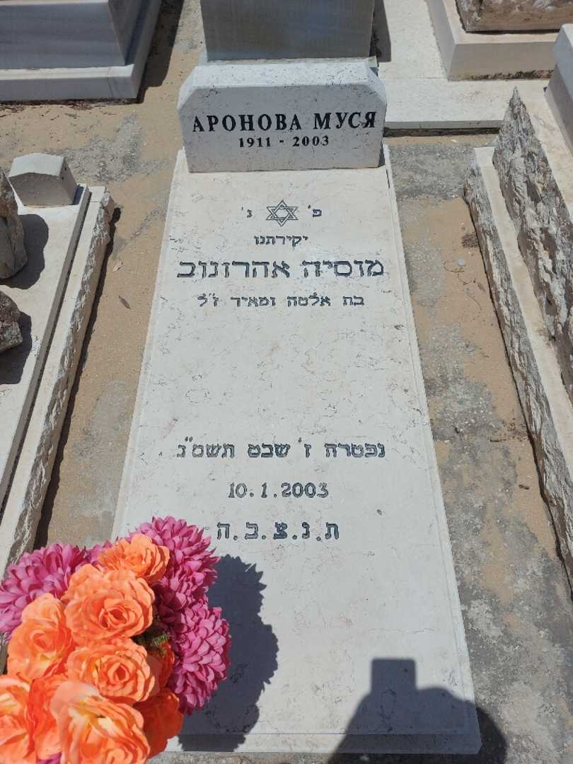 קברו של מוסיה ארונוב