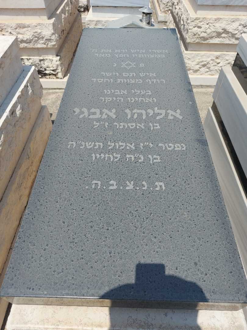 קברו של אלי אבגי