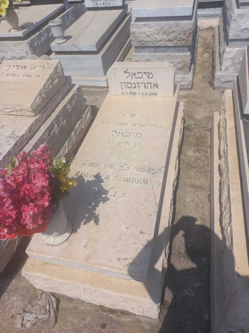 קברו של מיכאל אהרונסון