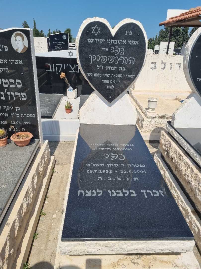 קברו של נסי נלי "נסי" הורנשטיין