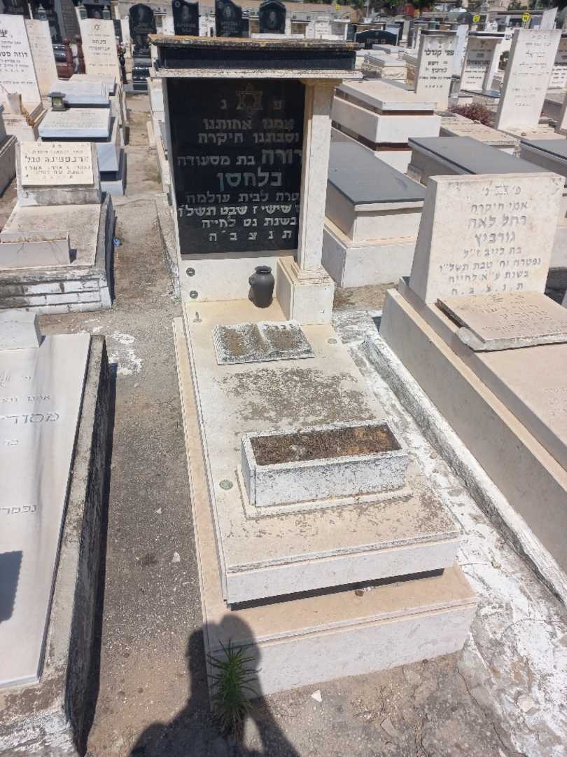 קברו של דורה בלחסן. תמונה 1