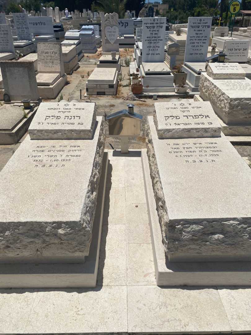 קברו של אלפרד מלק. תמונה 1