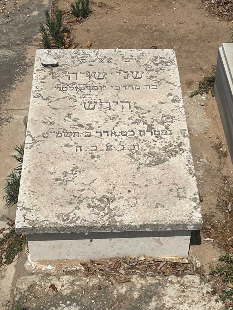 קברו של שני שרה הירש