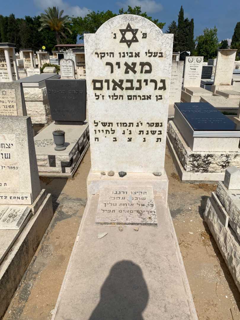 קברו של מאיר גרינבאום