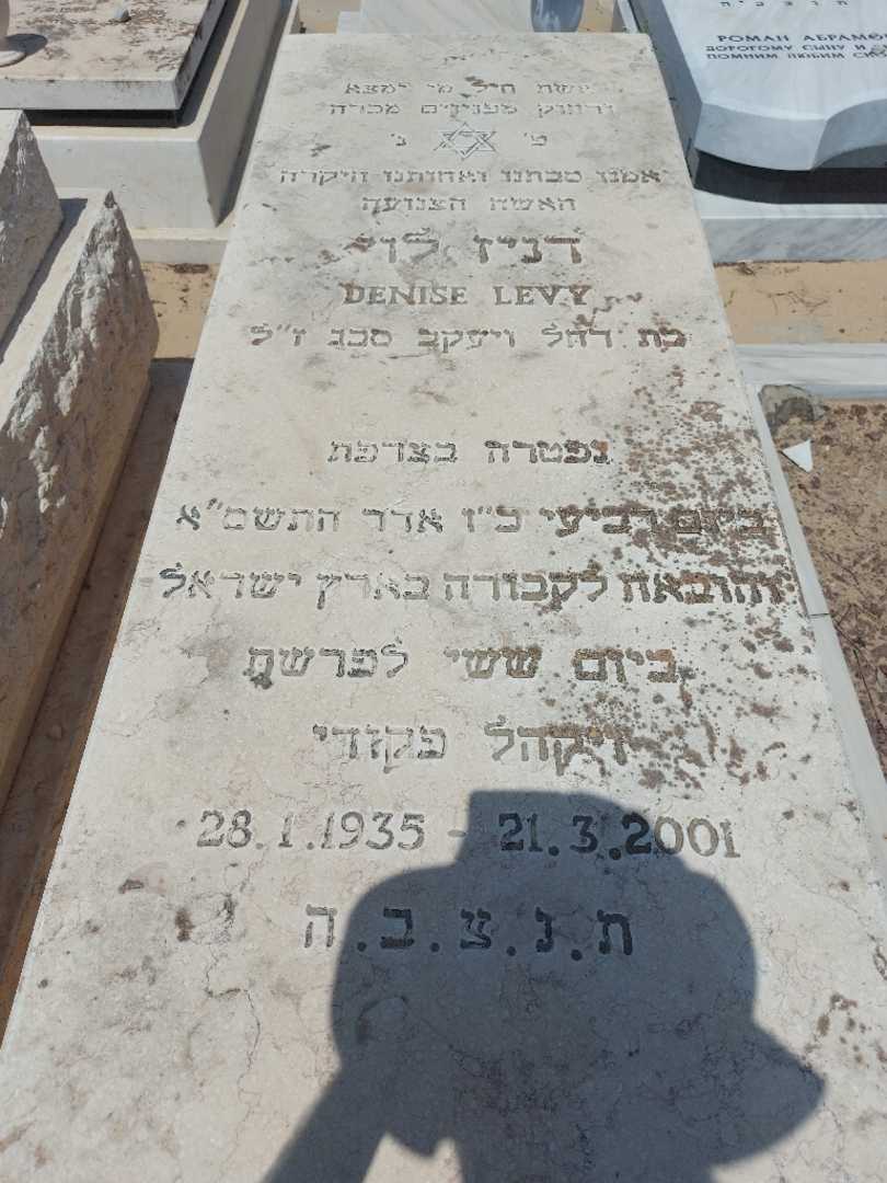 קברו של דניס לוי