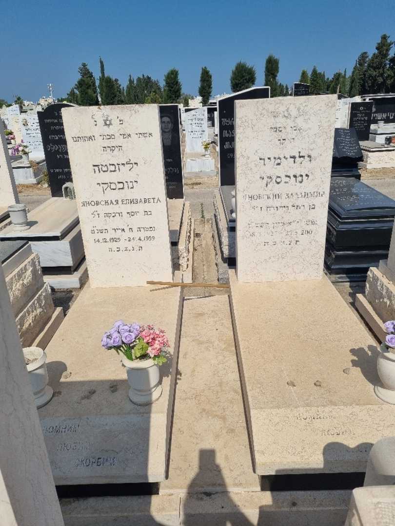 קברו של ולדימיר ינובסקי. תמונה 1