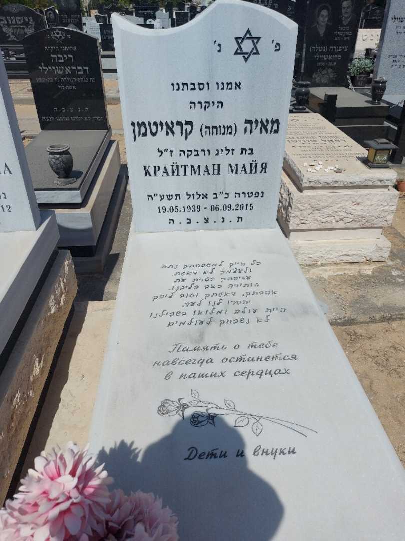 קברו של מנוחה "מנוחה" קראיטמן
