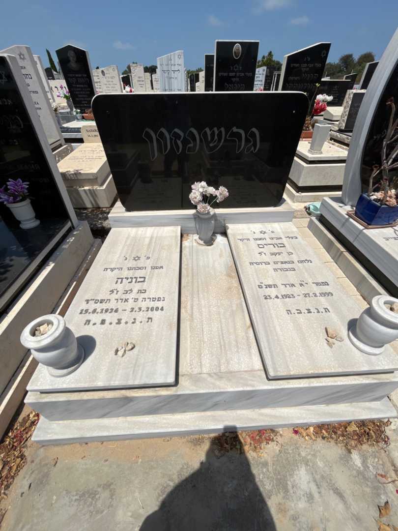 קברו של בוניה גרשנזון. תמונה 2