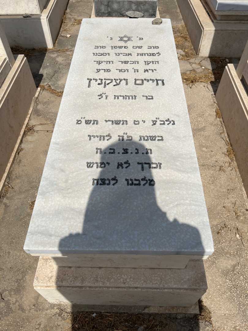 קברו של חיים ועקנין