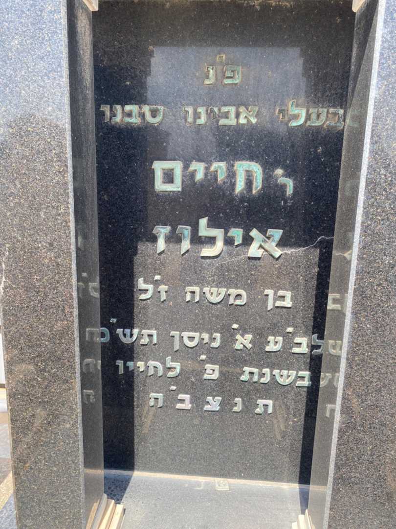 קברו של חיים אילוז. תמונה 2