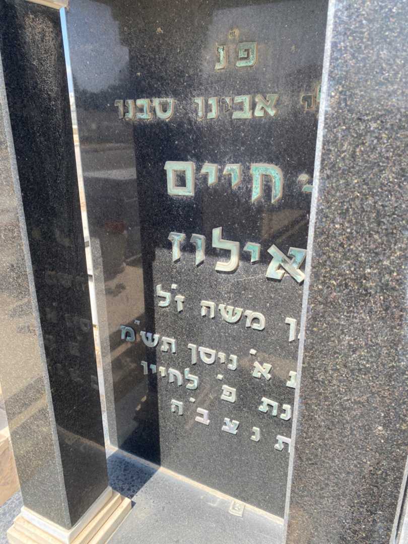 קברו של חיים אילוז. תמונה 3