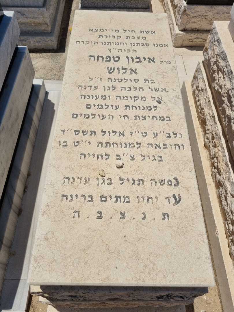קברו של תפחה איבון אלוש