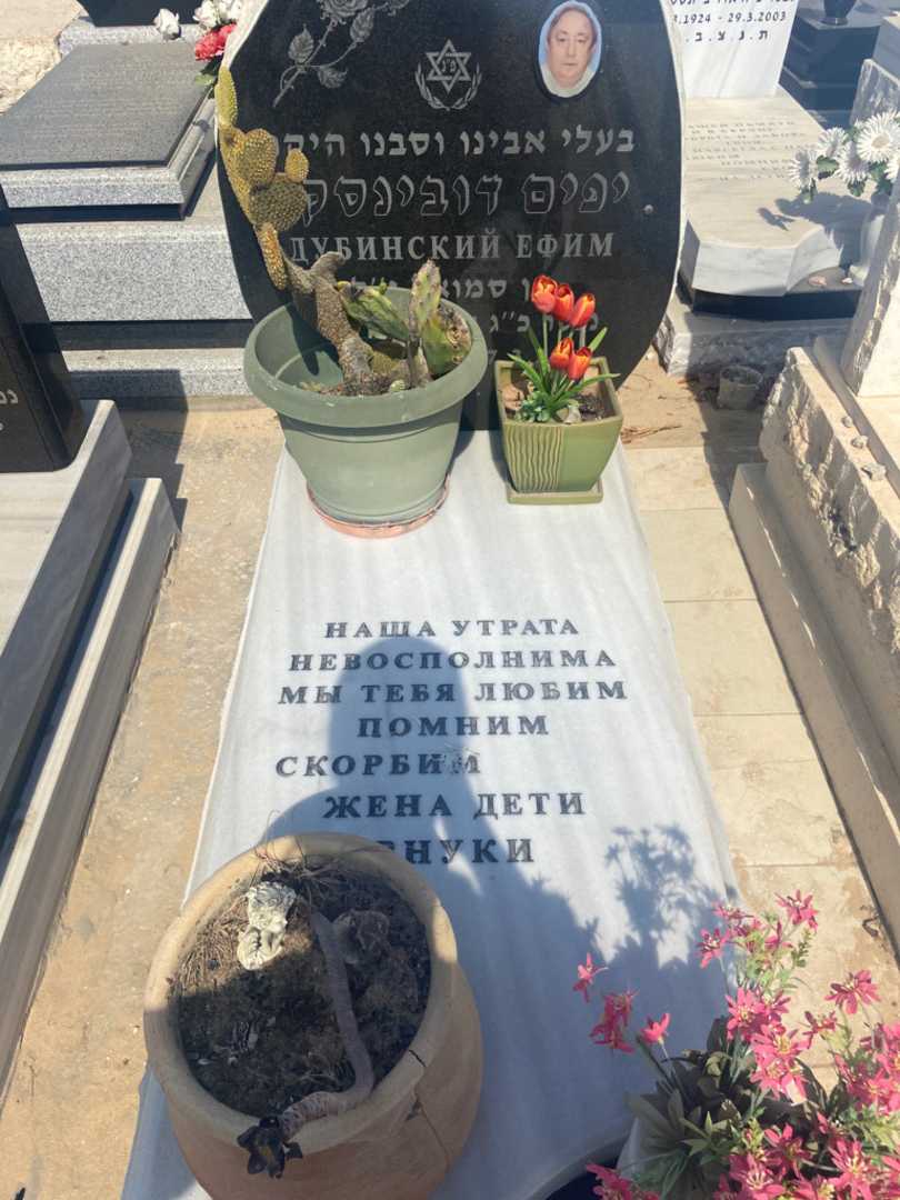 קברו של יפים דובינסקי. תמונה 1