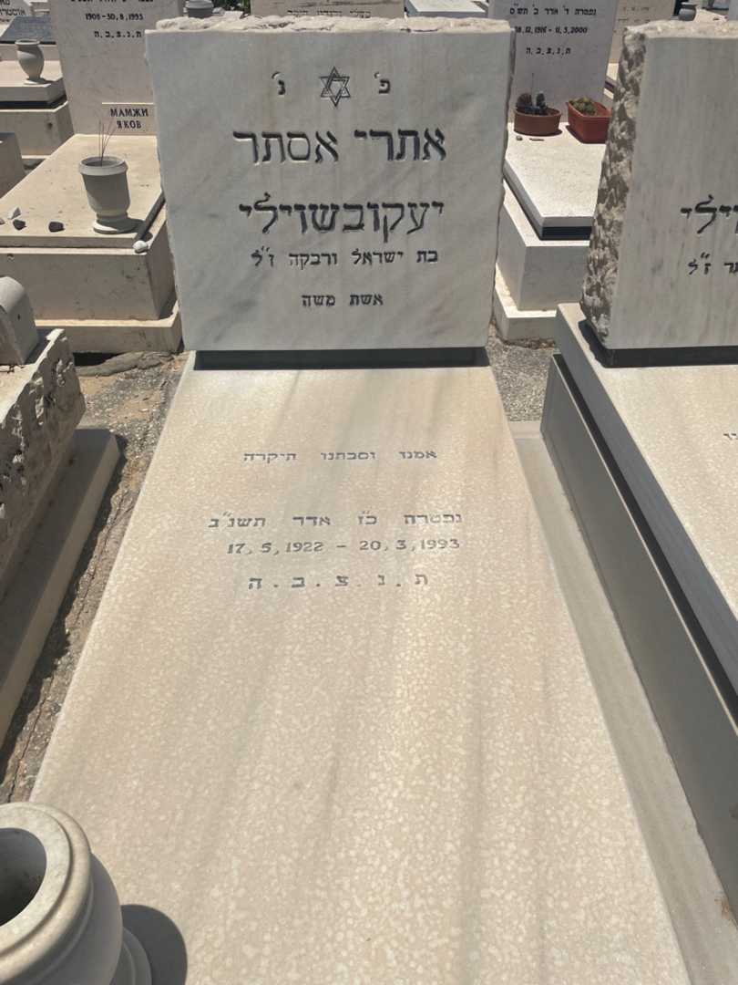 קברו של אתרי יעקובשוילי. תמונה 2