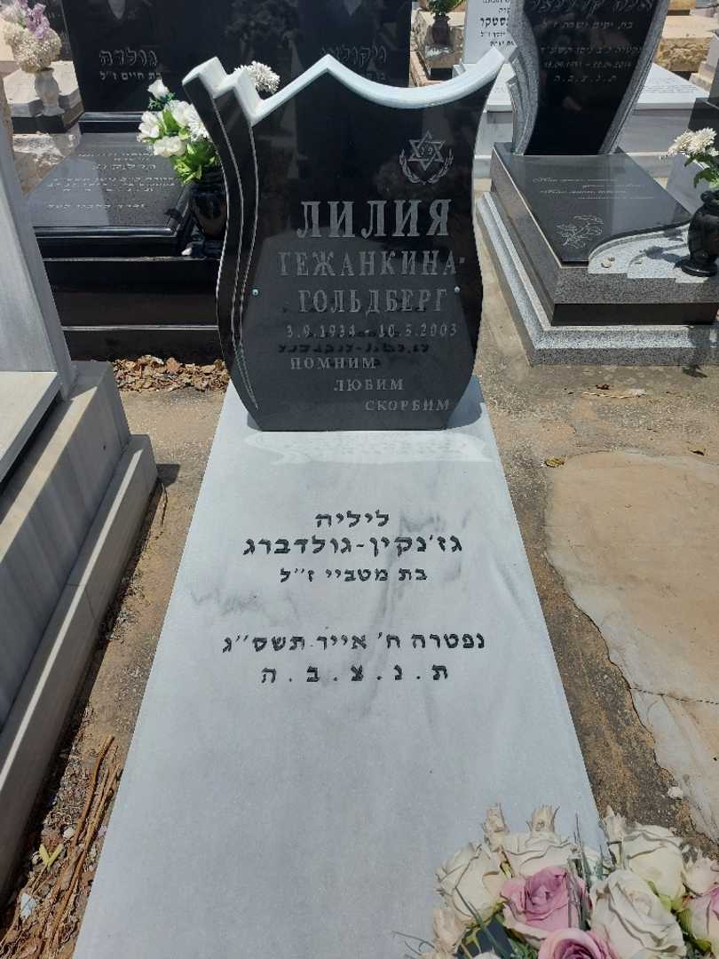 קברו של ליליה גז'נקין