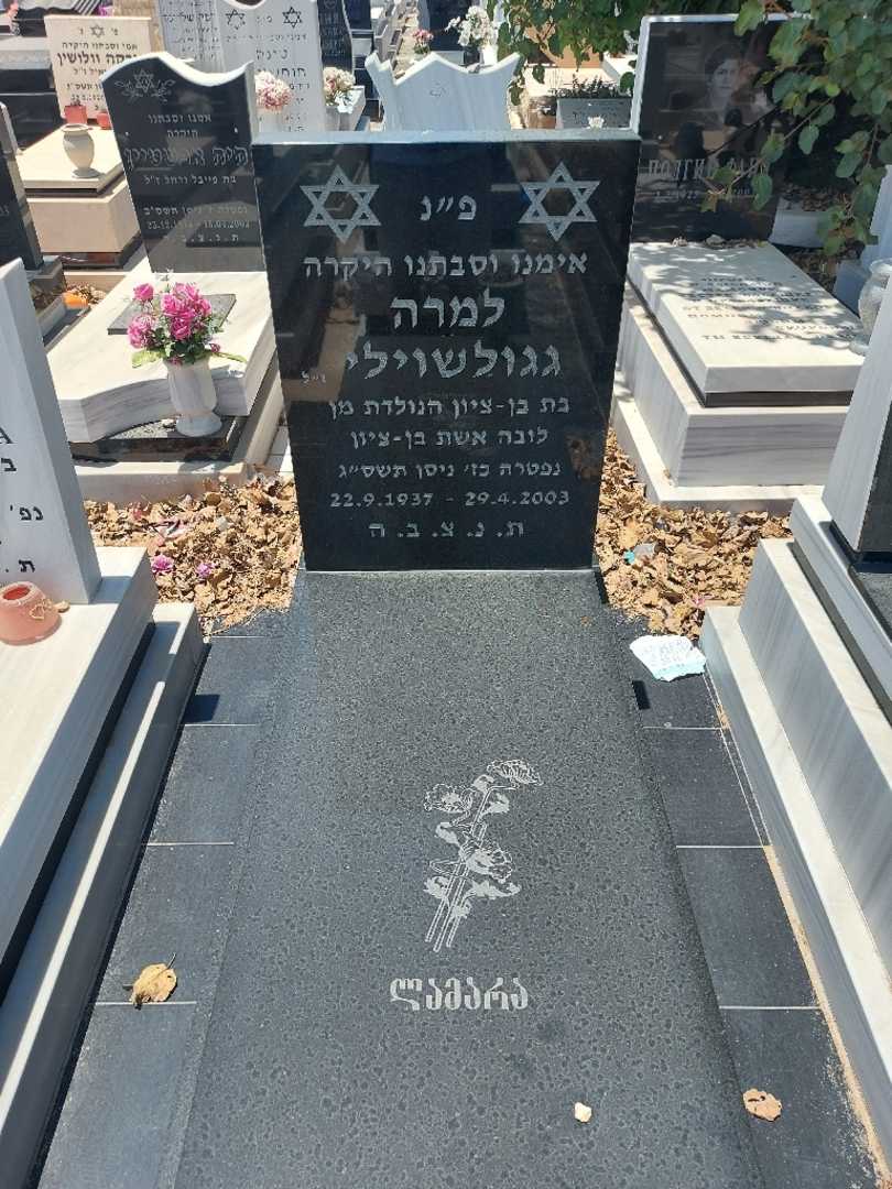 קברו של לוסיה גגולשוילי