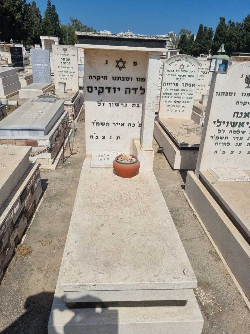 קברו של זלדה יודקיס. תמונה 1