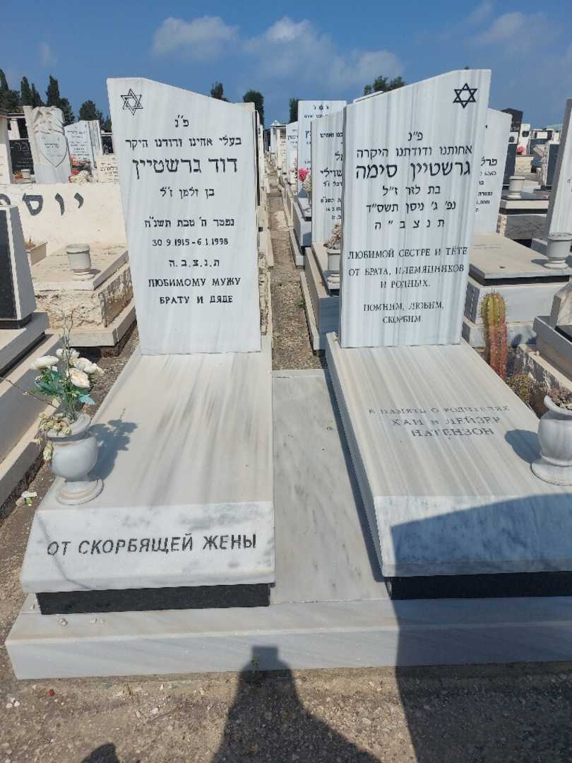 קברו של דוד גרשטיין. תמונה 2