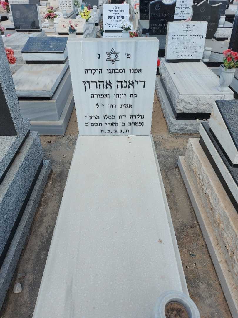 קברו של דיאנה אהרון