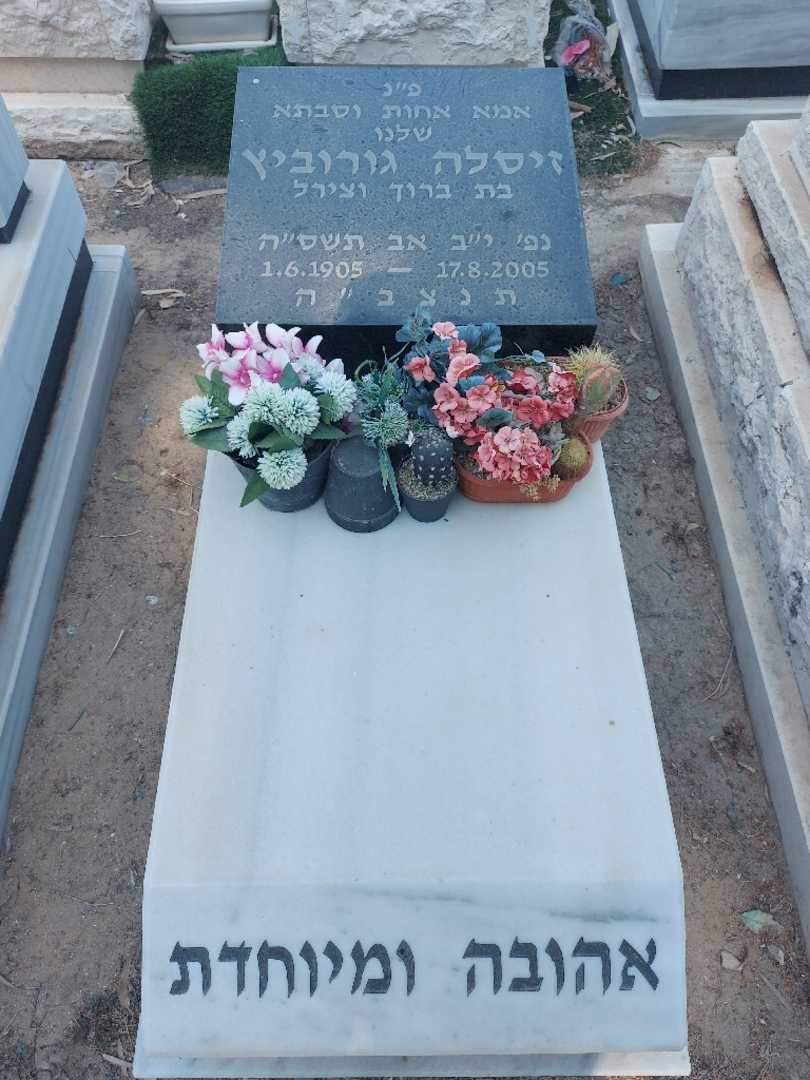 קברו של זיסלה גורוביץ