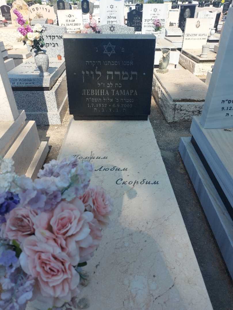 קברו של תמרה לוין