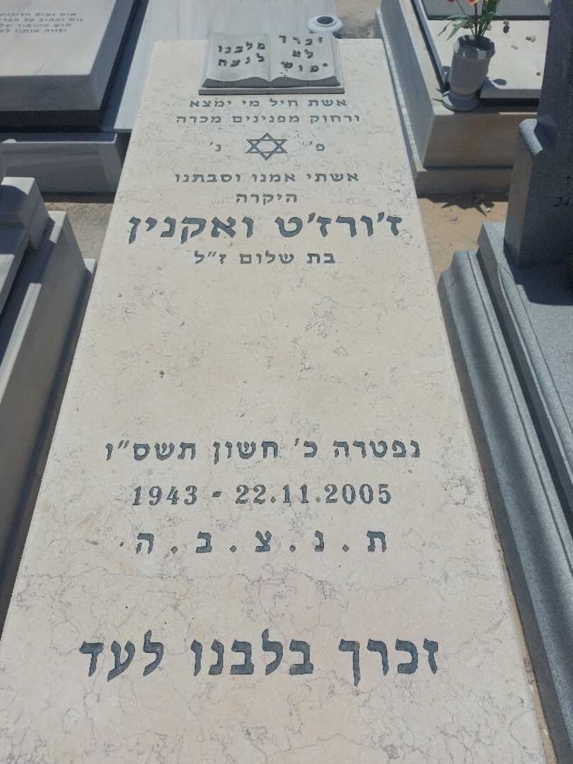 קברו של ג'ורג'ט ואקנין