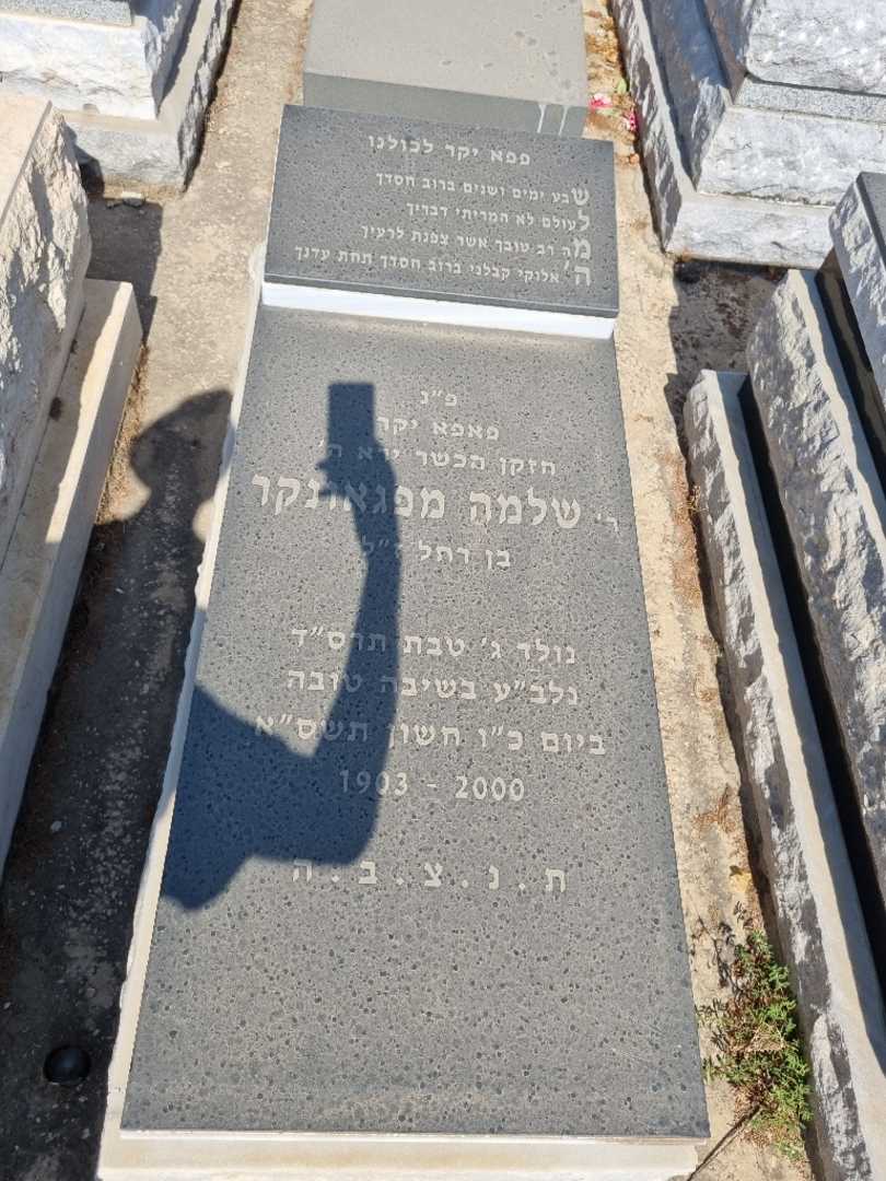 קברו של שלמה מפגאונקר
