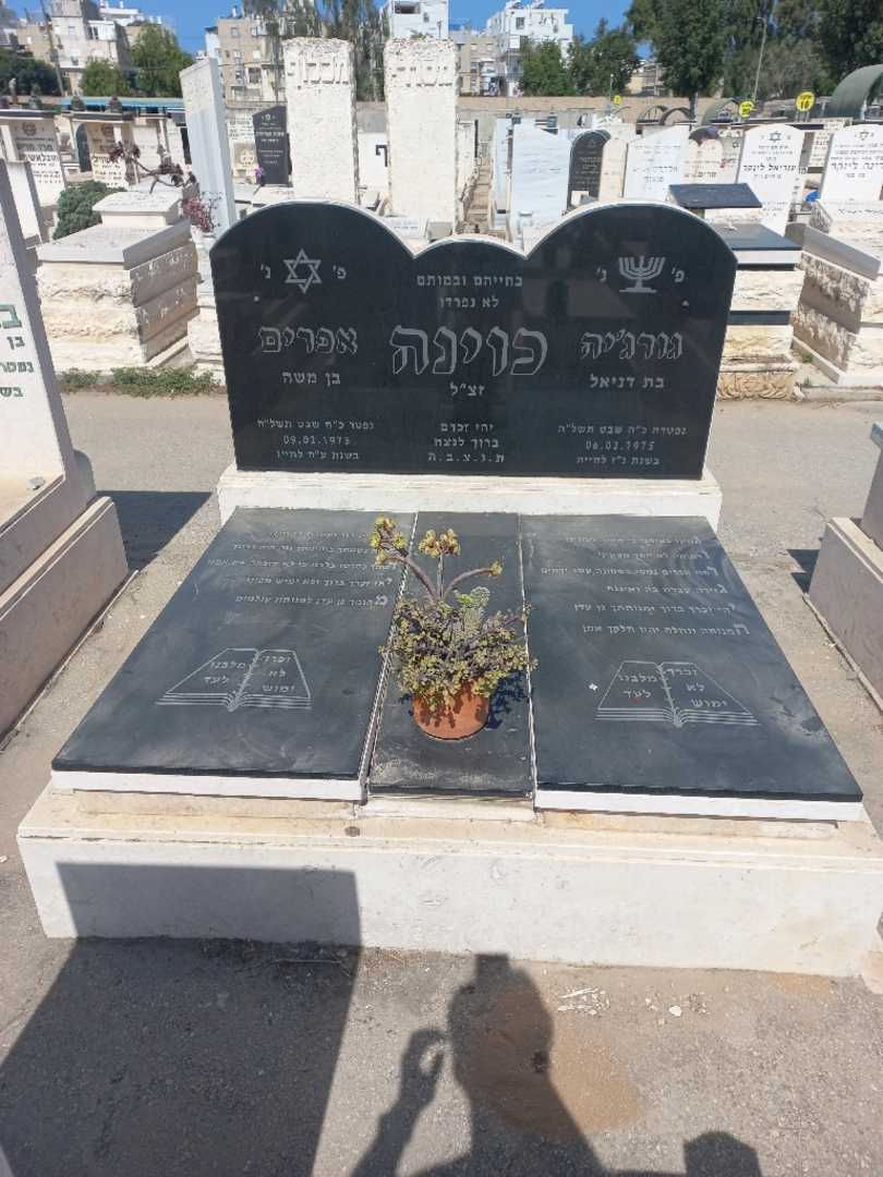 קברו של אפרים כוינה. תמונה 1