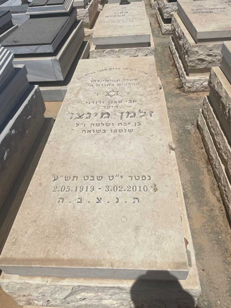 קברו של זלמן מינצר