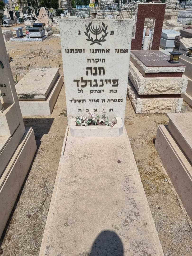 קברו של חנה פיינגולד