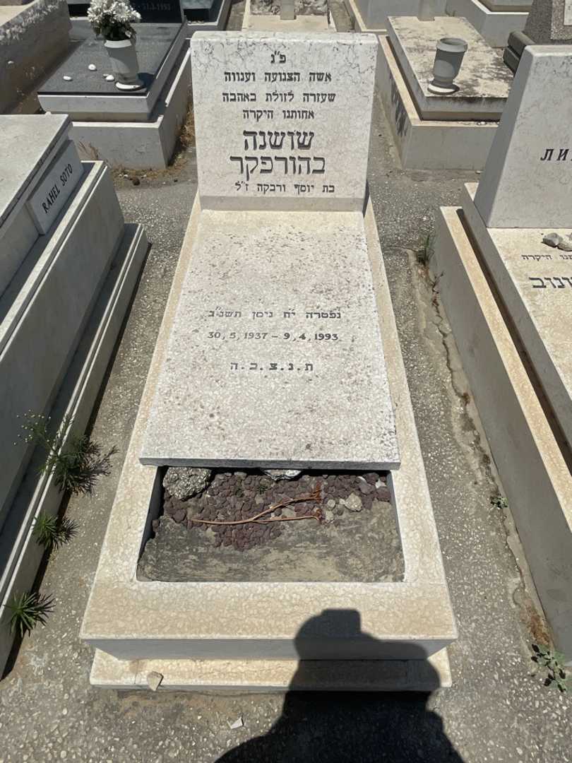 קברו של שושנה בהופקר