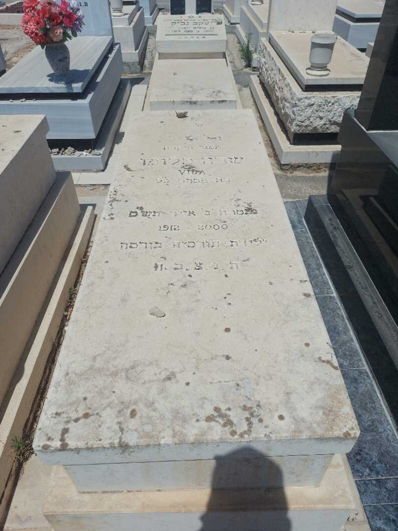 קברו של שרה פלומו. תמונה 1