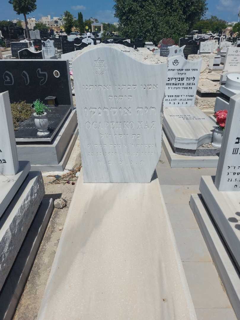 קברו של חיה אוסרינקו