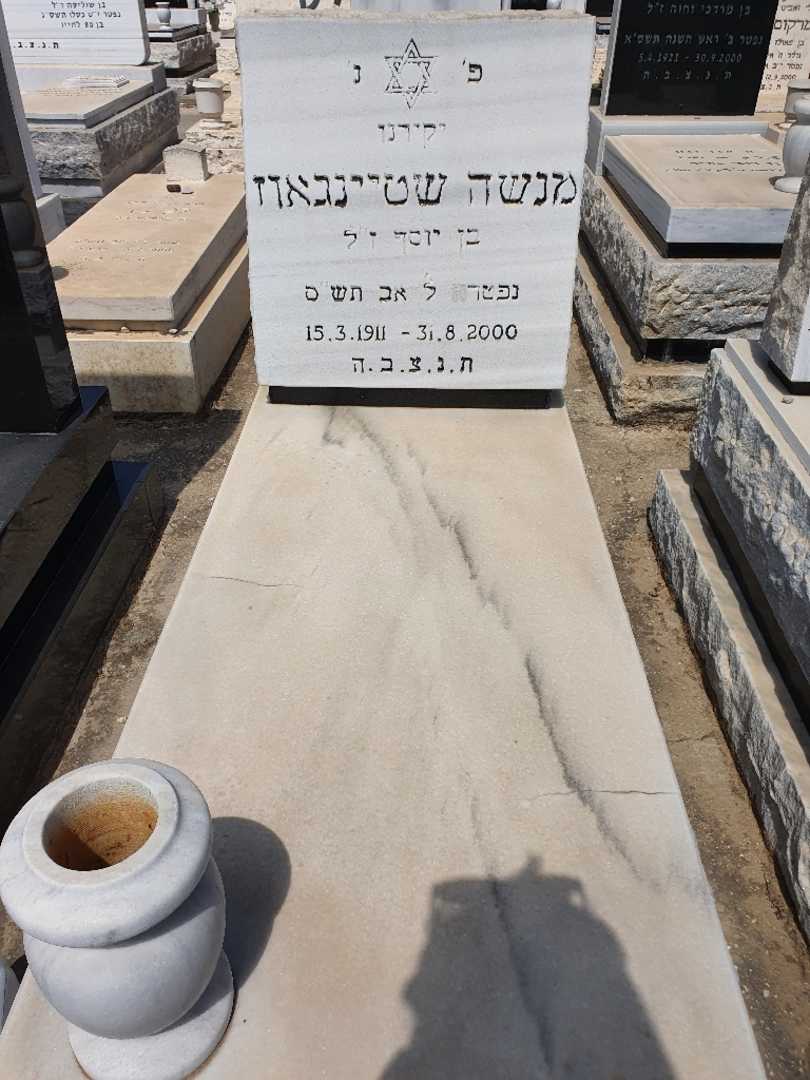 קברו של מנשה שטיינגאוז