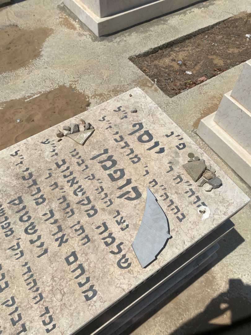 קברו של מנחם אריה מרדכי וינשטוק. תמונה 2
