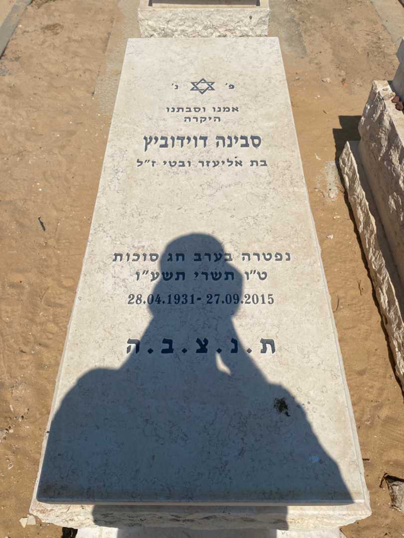 קברו של סבינה דוידוביץ