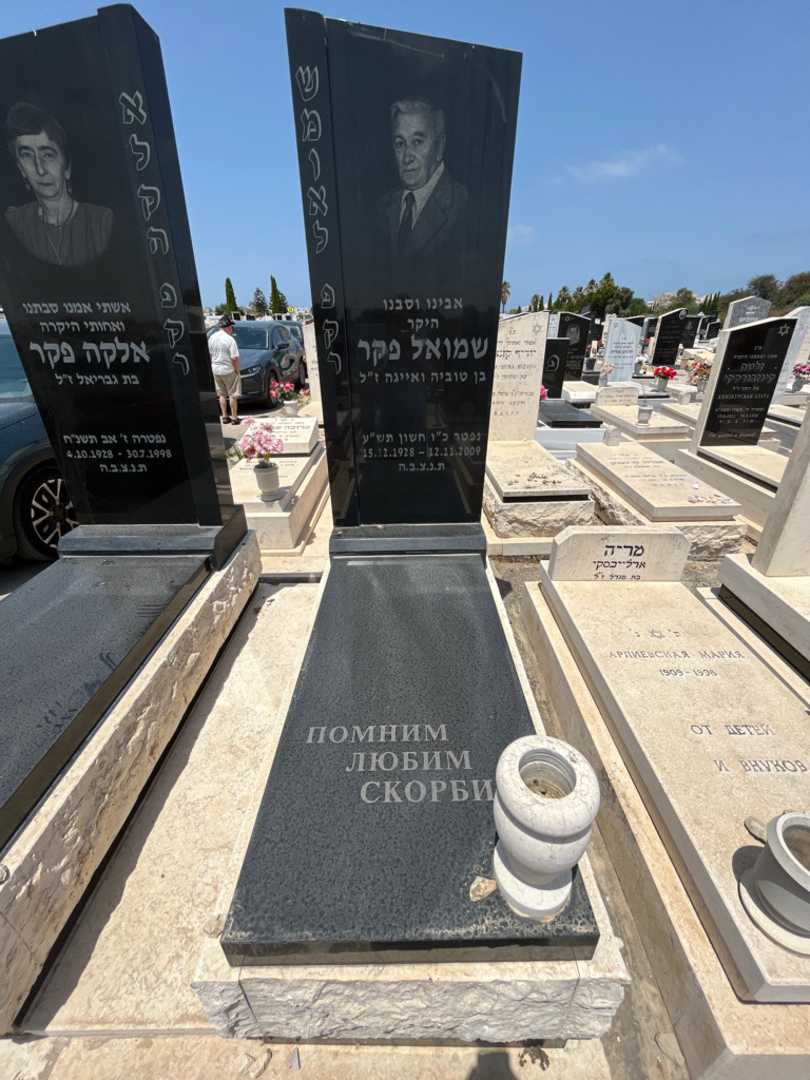 קברו של שמואל פקר. תמונה 1