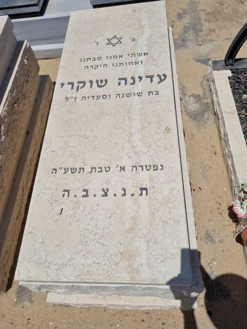 קברו של עדינה שוקרי