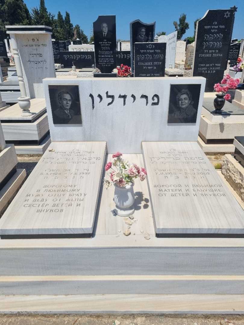 קברו של מיכאל פרידלין. תמונה 1