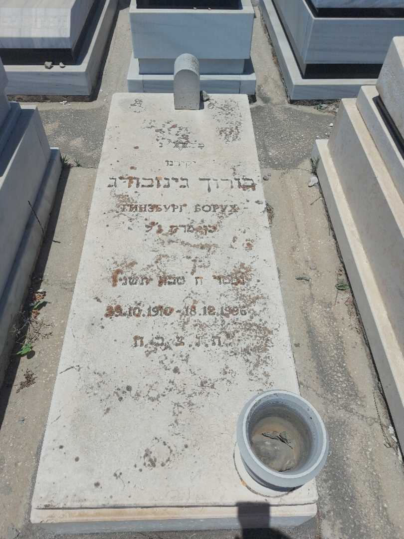 קברו של בוריס גינזבורג