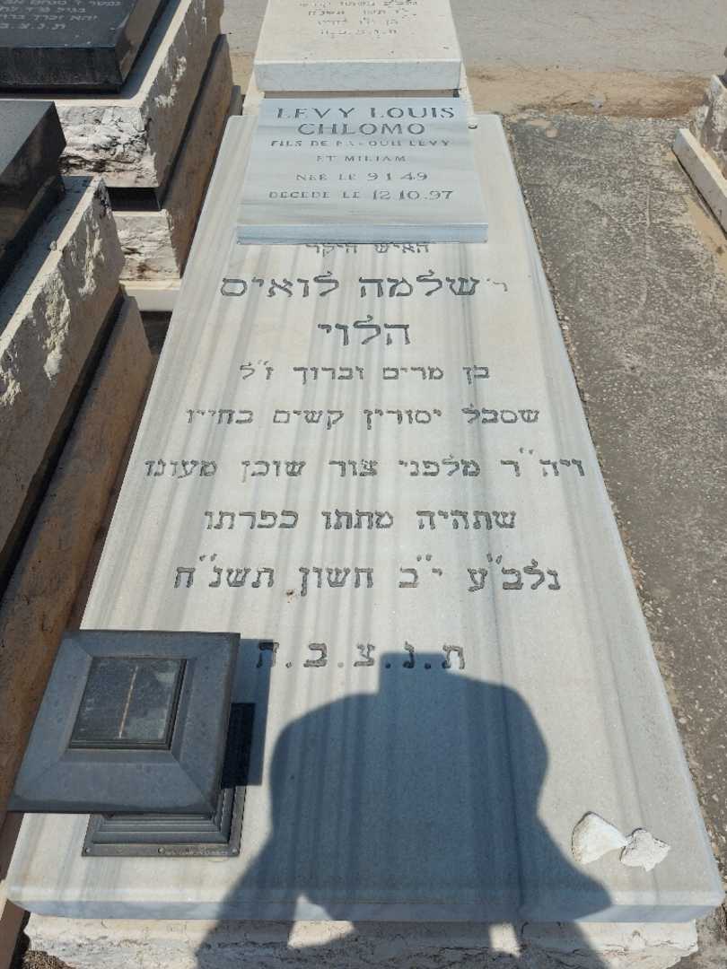 קברו של שלמה לואיס הלוי