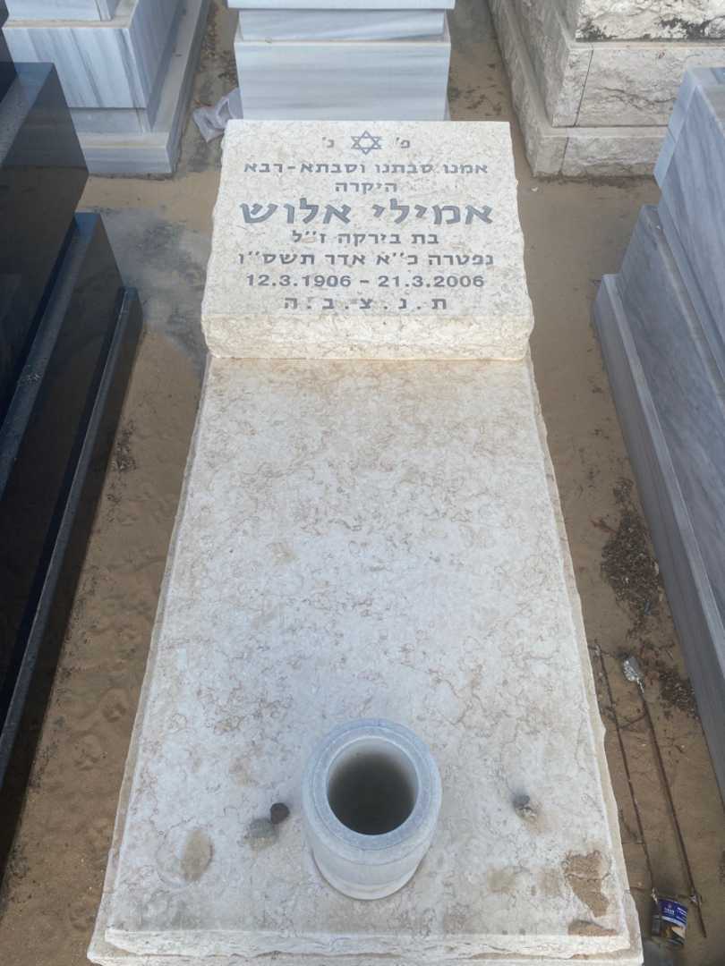 קברו של אמילי אלוש