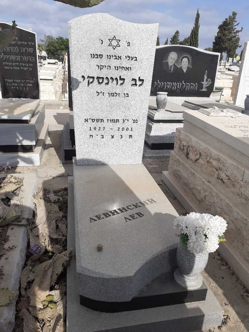 קברו של לב לוינסקי
