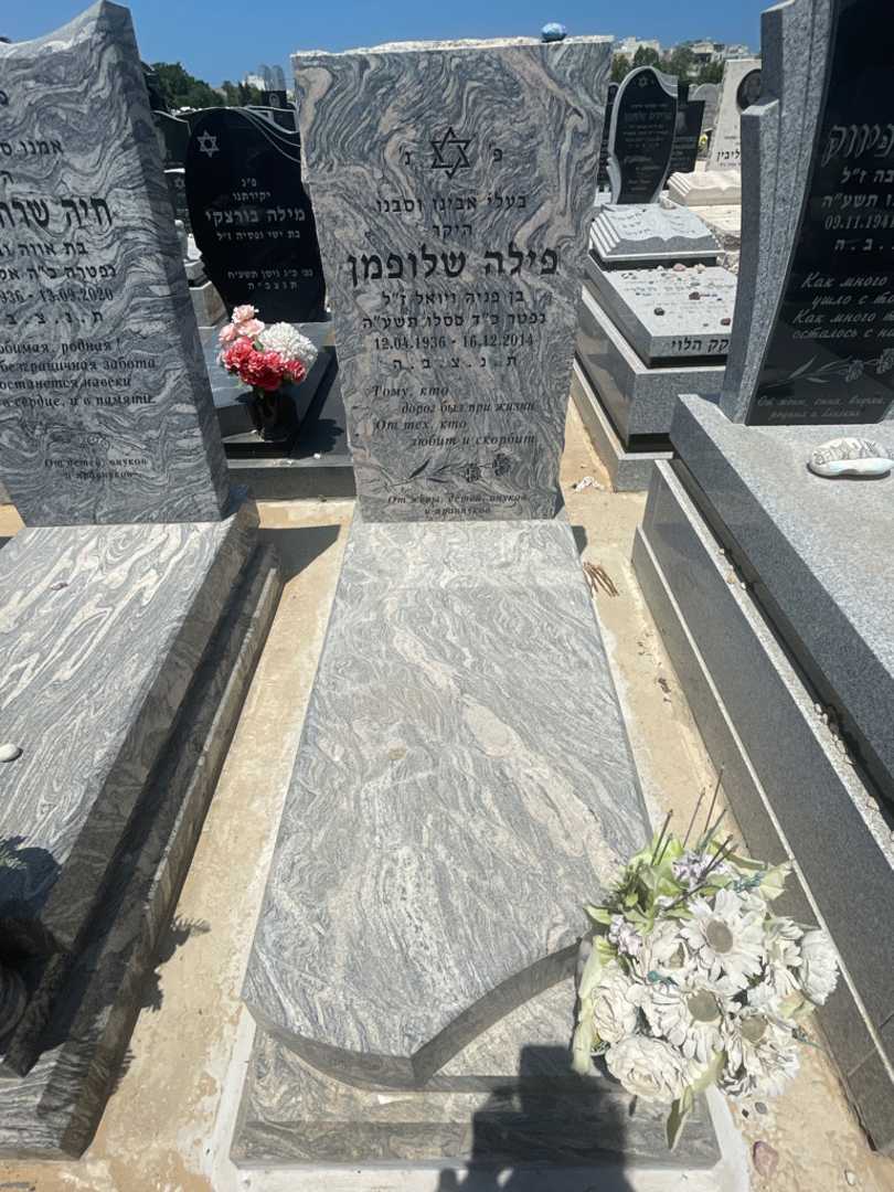 קברו של פילה שלופמן. תמונה 2