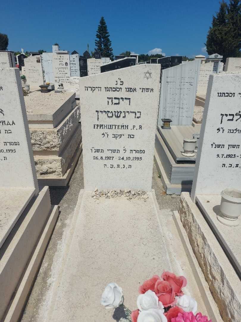 קברו של ריבה גרינשטיין